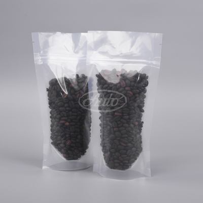 Recyclable Wholesale Food Grade Brown Flat Bottom Compostable Stand Up Coffee Pouch Bag With Valve