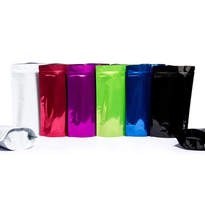 Factory Supply Stand Holder Moisture Proof Pouch With Aluminum Foil Ziplock Coffee Bag With Valve Plastic Packaging Bags