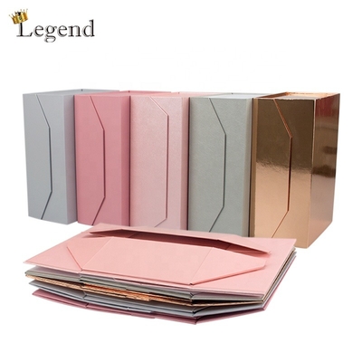 Recyclable Maker Foldable Clothes Wig Cardboard Packaging Boxes Colorful Custom Folding Magnetic Gift Box