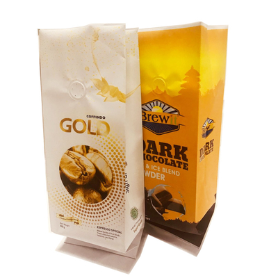 China Factory Custom Printing Biodegradable Moisture Proof Ziplock Stand Up Food Plastic Packaging Coffee Bean Bags